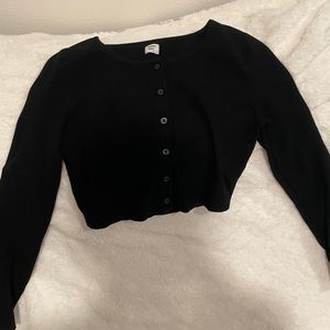 Aritzia crop top black NWOT